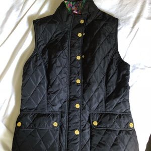 Lilly Pulitzer black vest Size Small